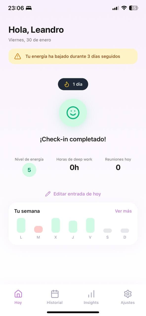 DailyPulse screenshot - Home