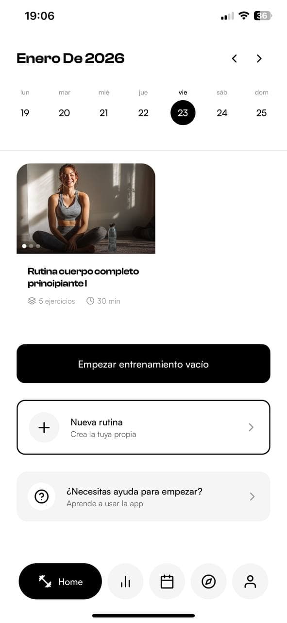 Rutinas personalizadas