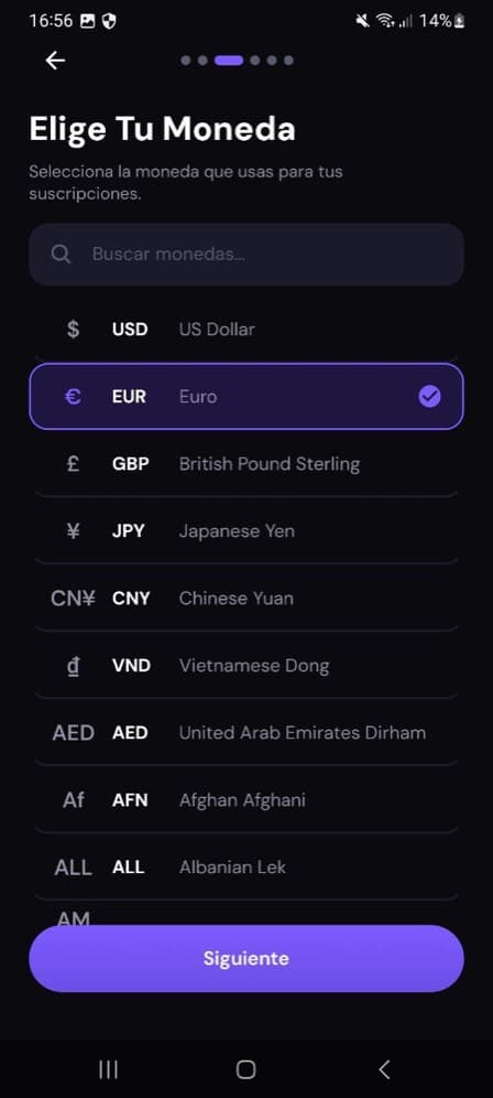 TrackSubs screenshot 3