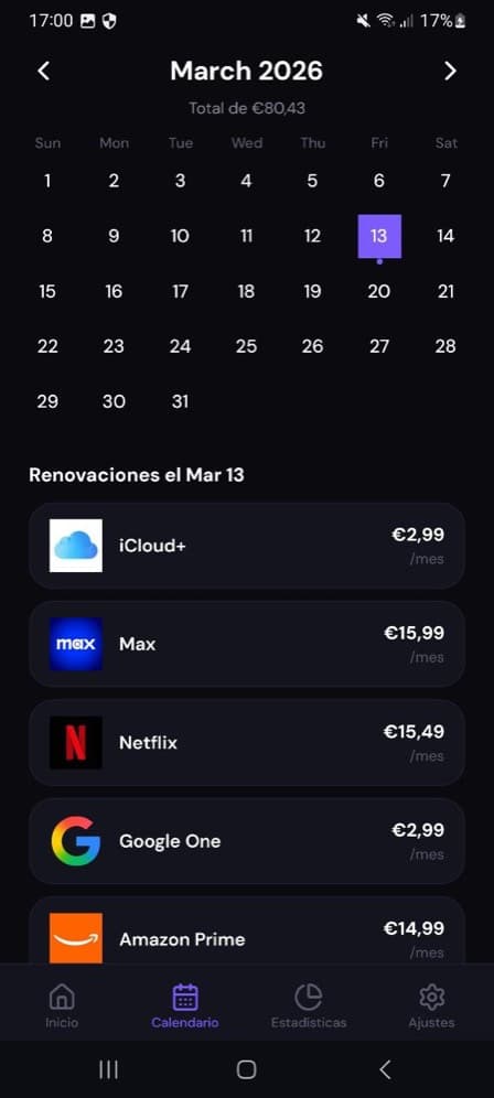 TrackSubs screenshot 7